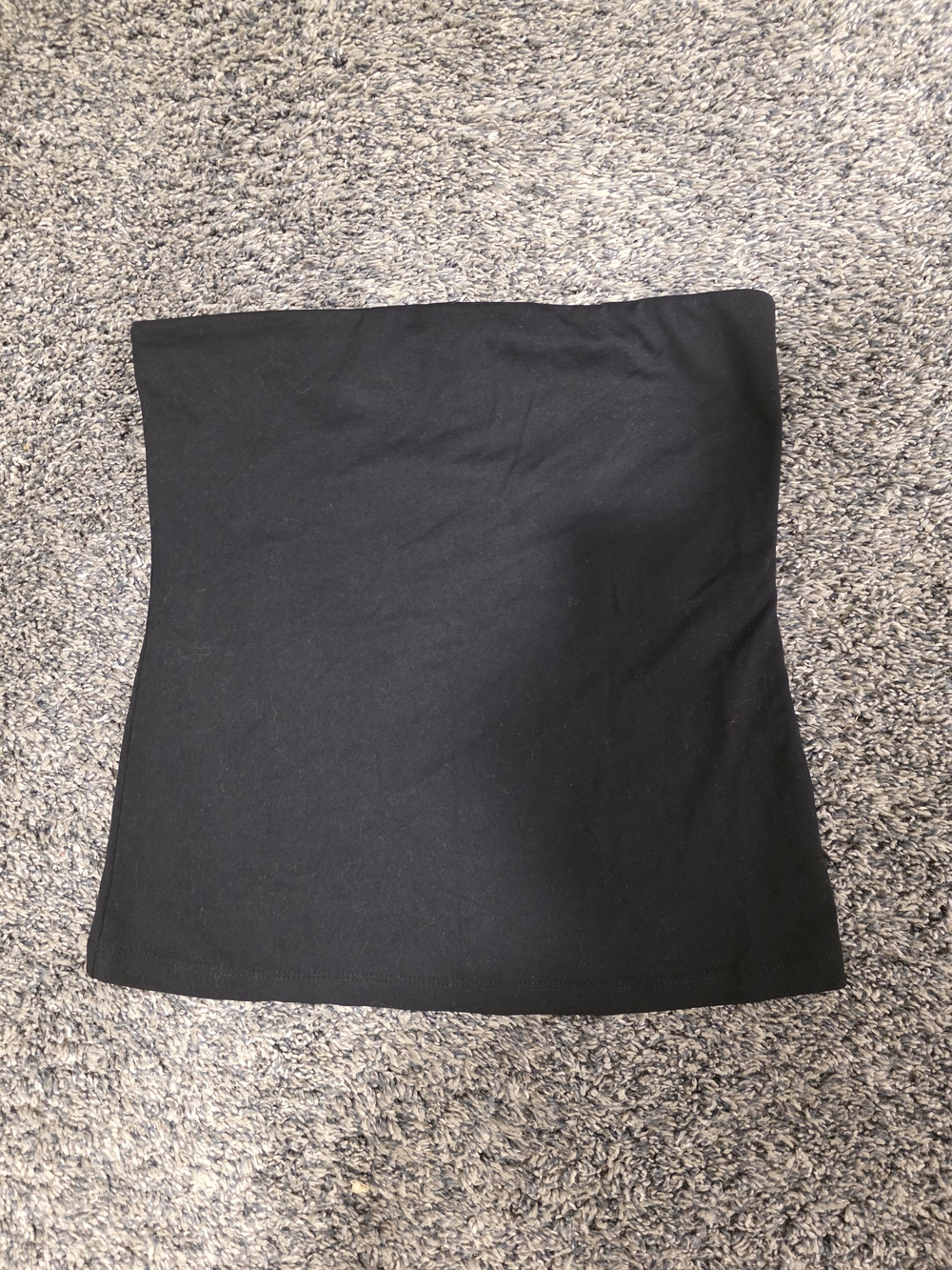 Classic Black Tube Skirt - Women's Stretch Waistband